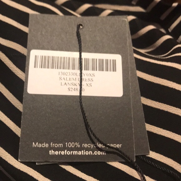Reformation Salem Dress. New with Tag. Size XS - Picture 5 of 5